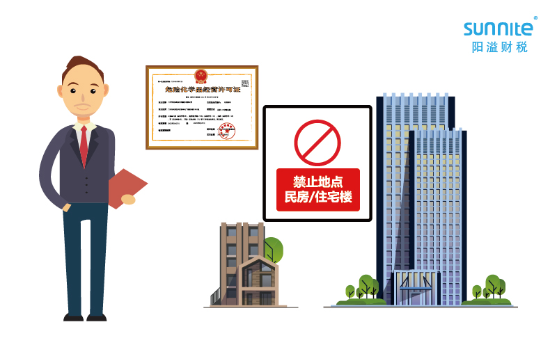 無倉儲化學品經(jīng)營辦公地點能在民房嗎